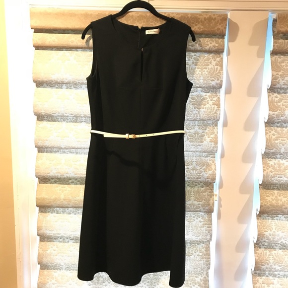 calvin klein dress with belt